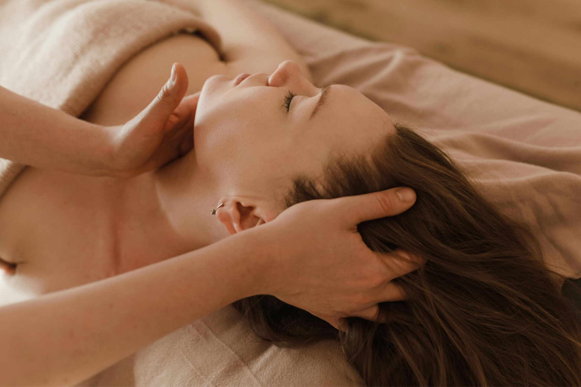 Erholung und Entspannung bei einer Massage